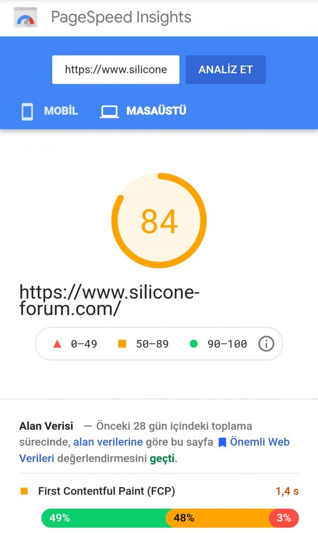 Site çok yavaş SiliconeForum